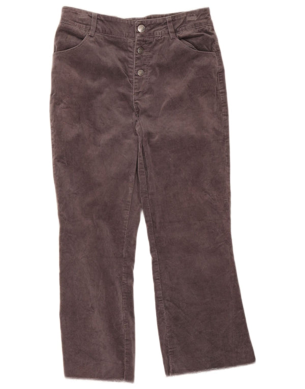 Pantaloni casual in velluto per ragazze Benetton 11-12 anni 2XL W28 L21 Cotone grigio