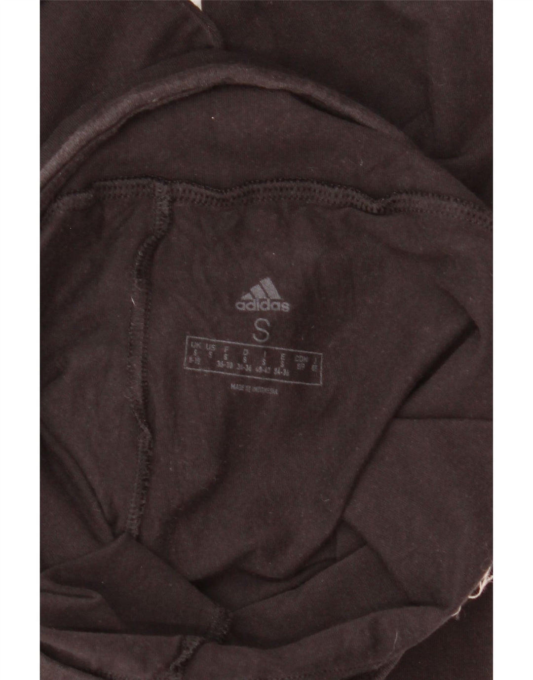 Leggings grafici da donna Adidas UK 8/10 piccoli neri