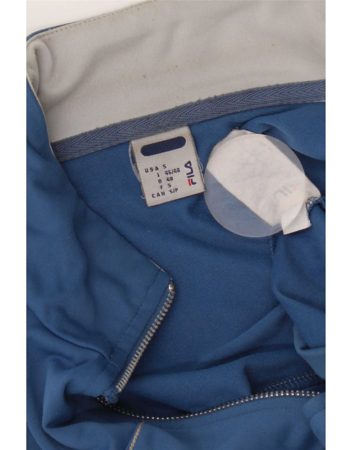 Giacca da tuta da uomo Fila IT 46/48 Small Blu Poliestere Colourblock