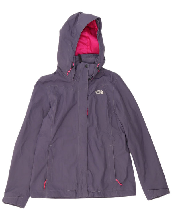 Giacca antipioggia con cappuccio da donna The North Face UK 12 nylon viola medio