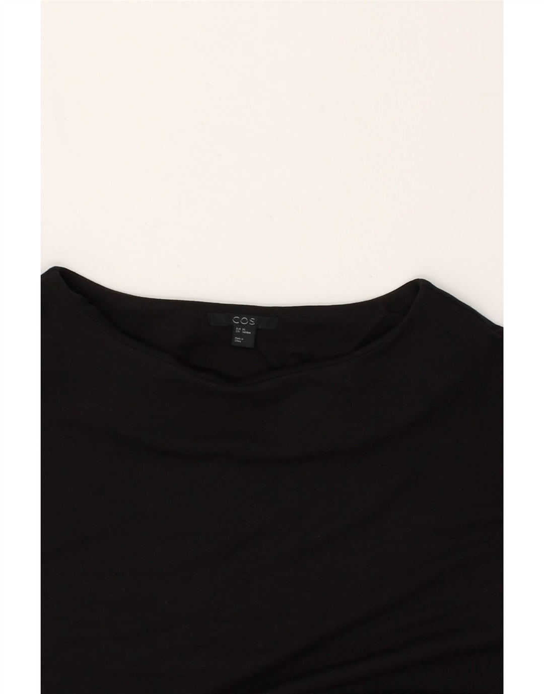 COS Womens T-Shirt Dress UK 6 XS Black Cotton | Vintage Cos | Thrift | Second-Hand Cos | Used Clothing | Messina Hembry 