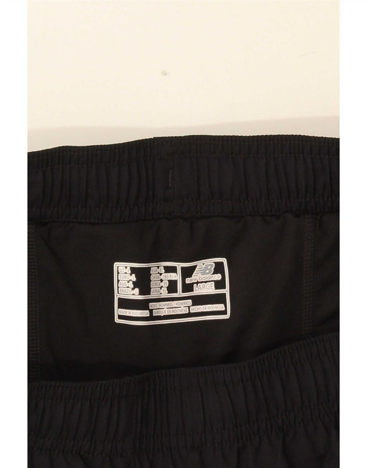 Pantaloncini sportivi da uomo New Balance grandi neri