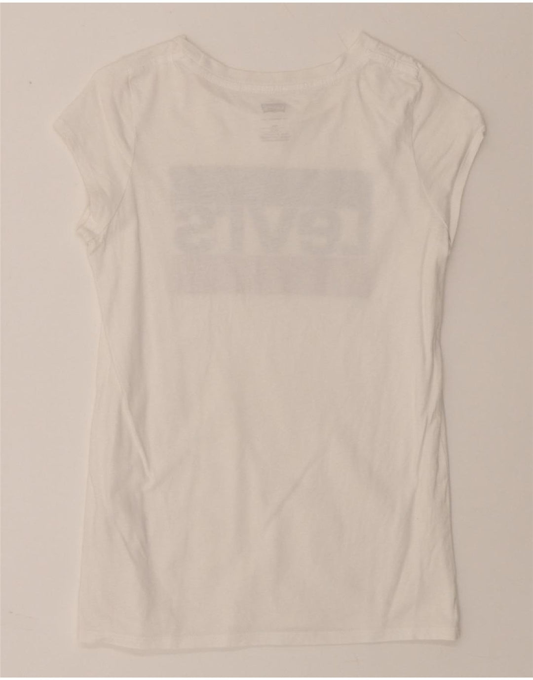 LEVI'S Girls Graphic T-Shirt Top 15-16 Years White Vintage Levi's and Second-Hand Levi's from Messina Hembry 
