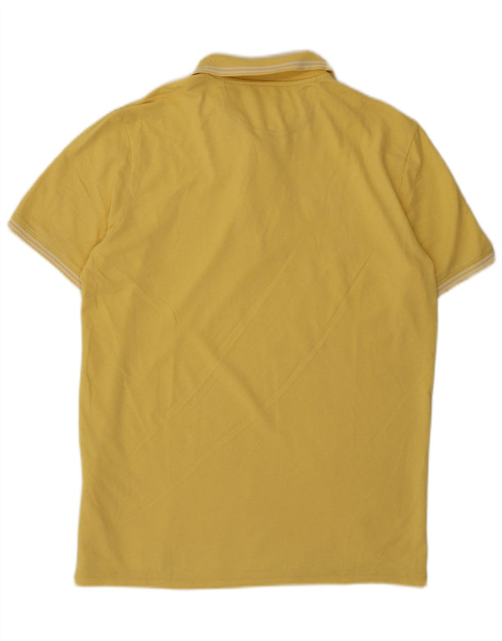 Polo da uomo Easy Fit CHAMPION in cotone giallo medio