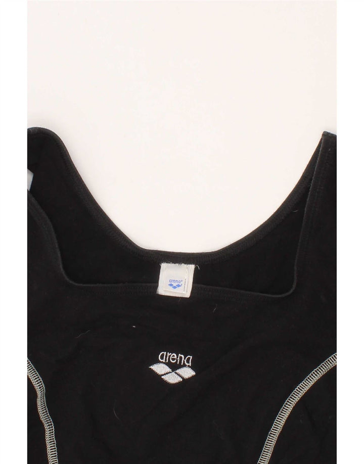 Reggiseno da donna Arena Top in cotone nero medio