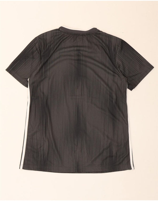 Maglietta Adidas Aeroready da donna UK 12/14 media nera