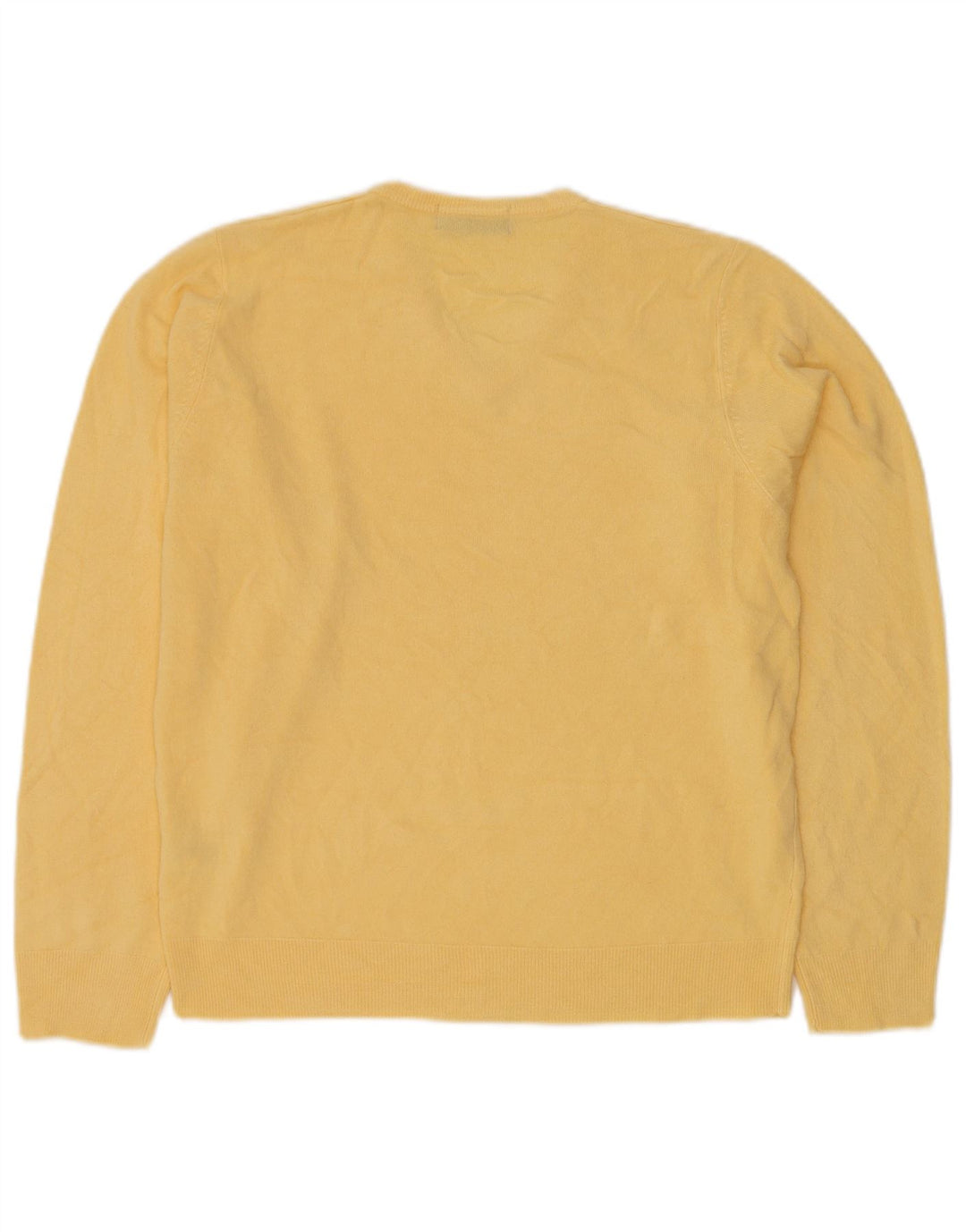 MARKS & SPENCER Maglione da uomo con scollo a V blu Harbour Giallo medio