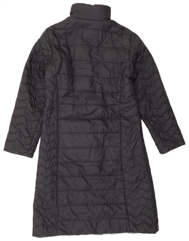 Cappotto imbottito da donna Zara UK 14 grande nylon nero