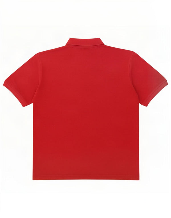 Polo Kappa Uomo Large Rossa In Cotone
