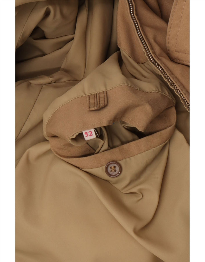 Giubbotto bomber vintage da uomo IT 52 XL Marrone