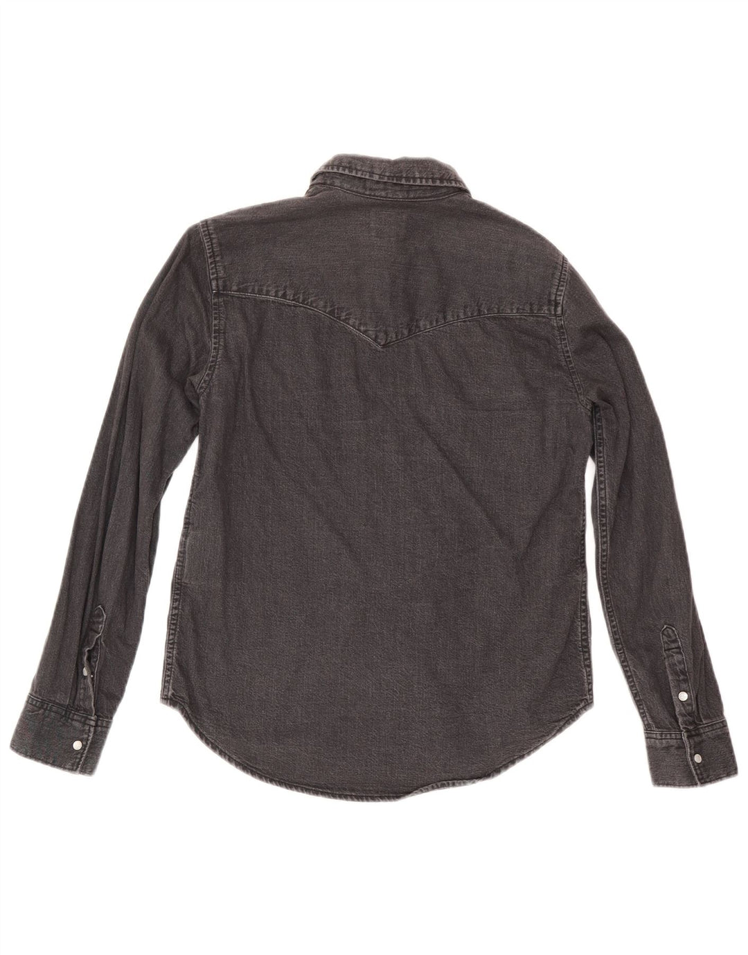 Camicia di jeans da donna Levi's UK 10 piccola in cotone nero