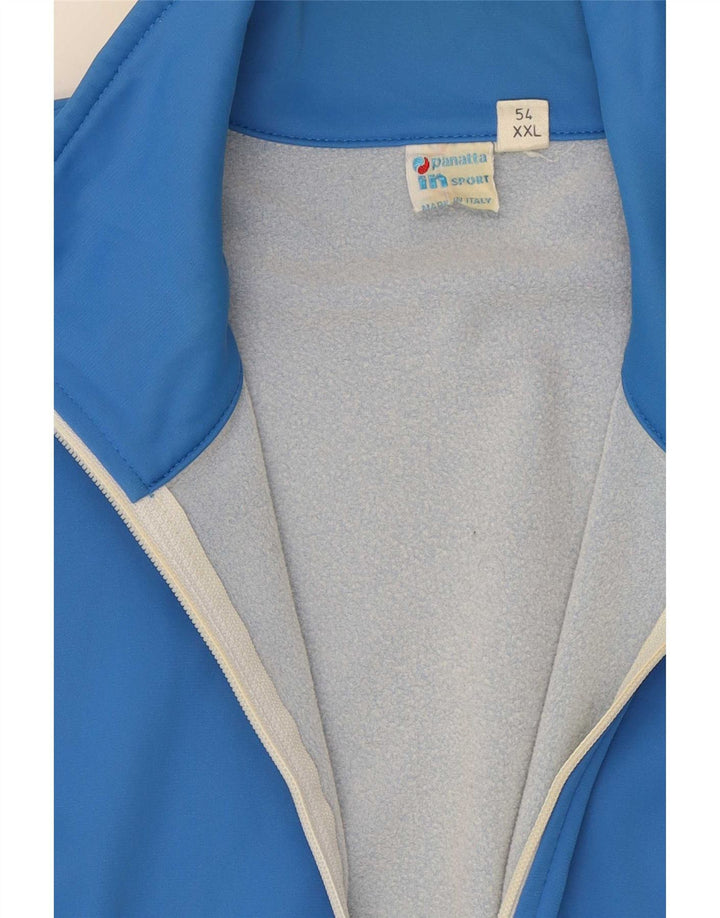 Panatta Giacca da tuta da uomo IT 54 XL Blu Colourblock Poliammide