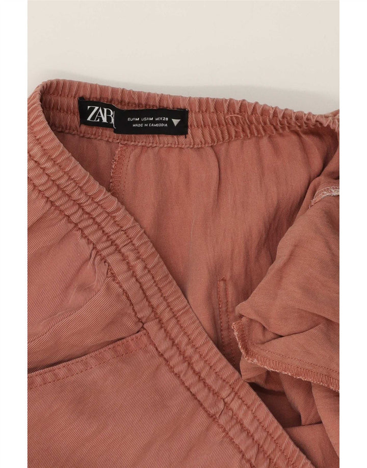Pantaloni a gamba larga da donna Zara medi W28 L30 Rosa