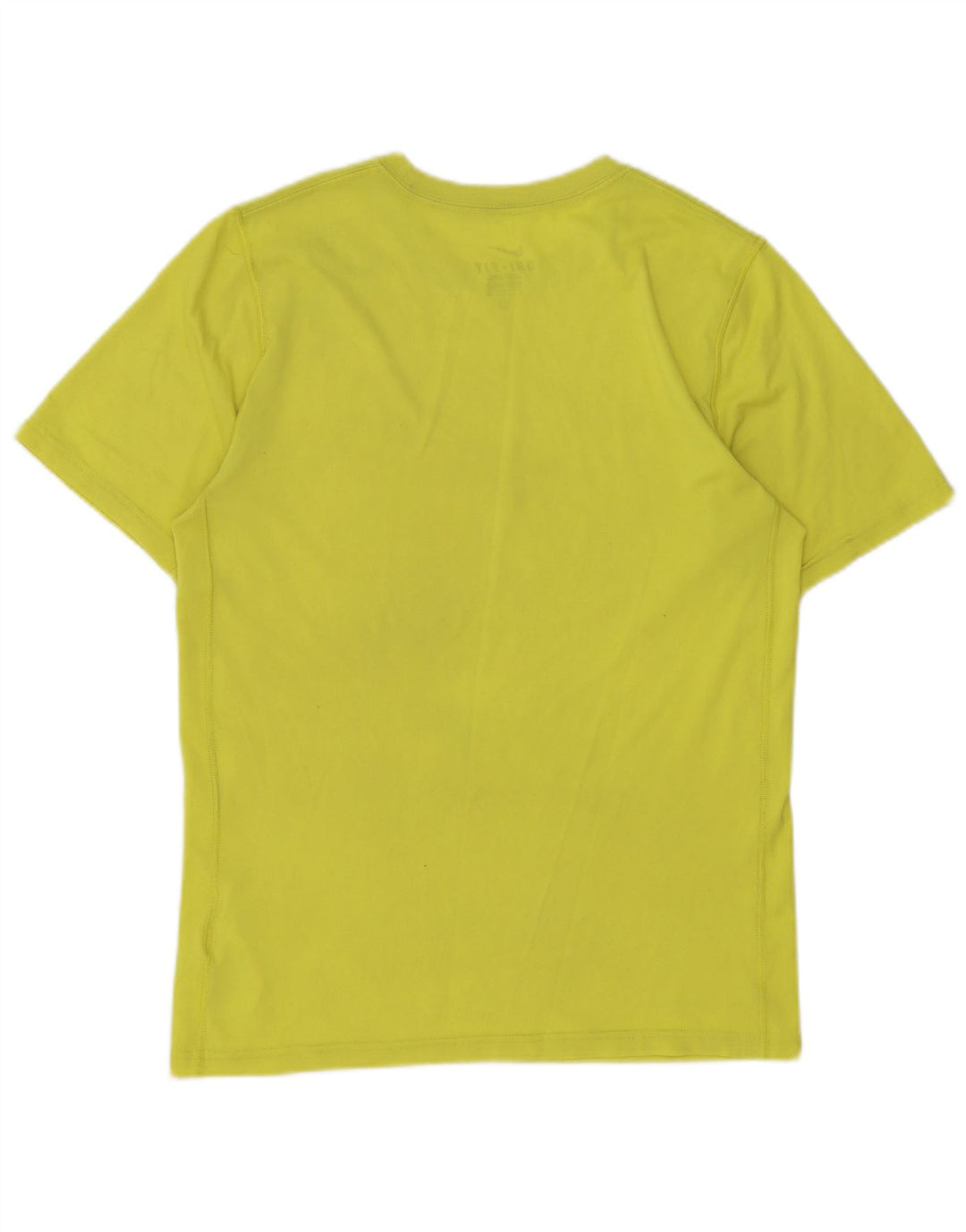 T-shirt Nike Dri Fit da uomo, piccola, in poliestere giallo