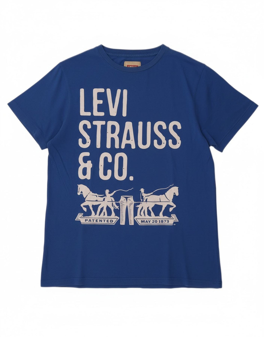 T-shirt grafica per ragazzi LEVI'S 15-16 anni in cotone blu