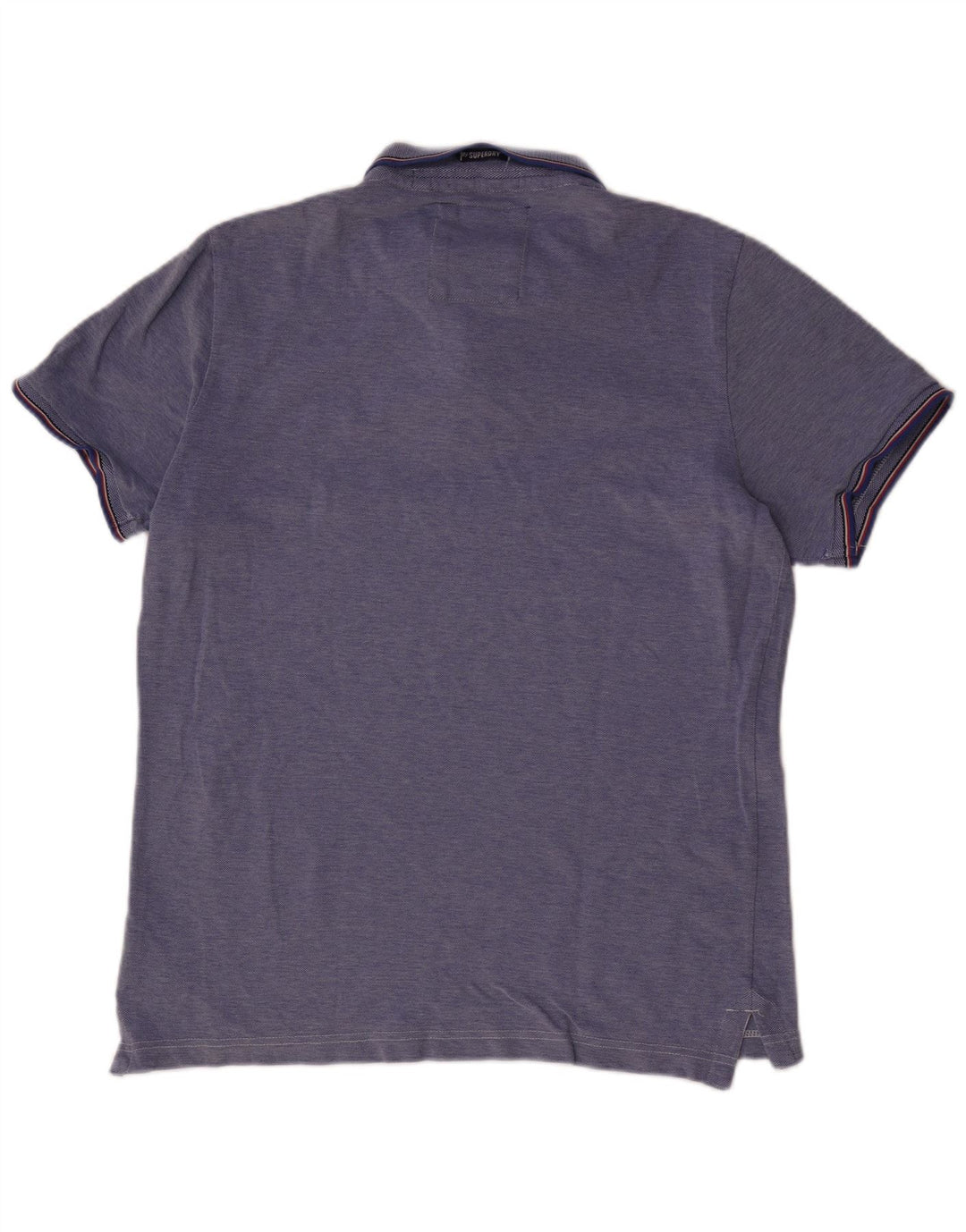 Polo da uomo SUPERDRY 2XL in cotone blu