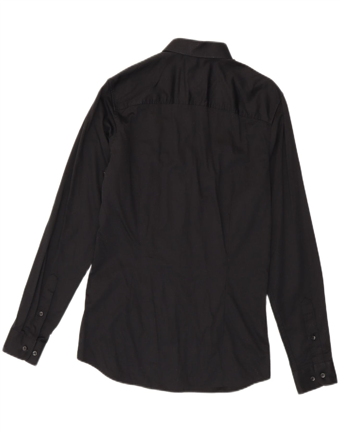 Camicia da uomo Jack & Jones piccola in cotone nero