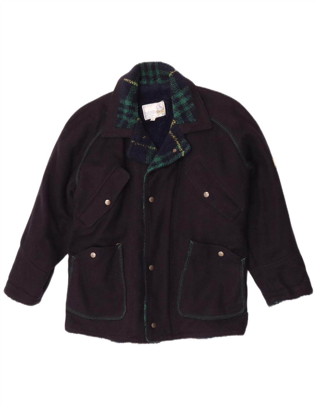 POP 84 Giacca da donna oversize con maniche a 3/4 EU 36 Small Blu Navy