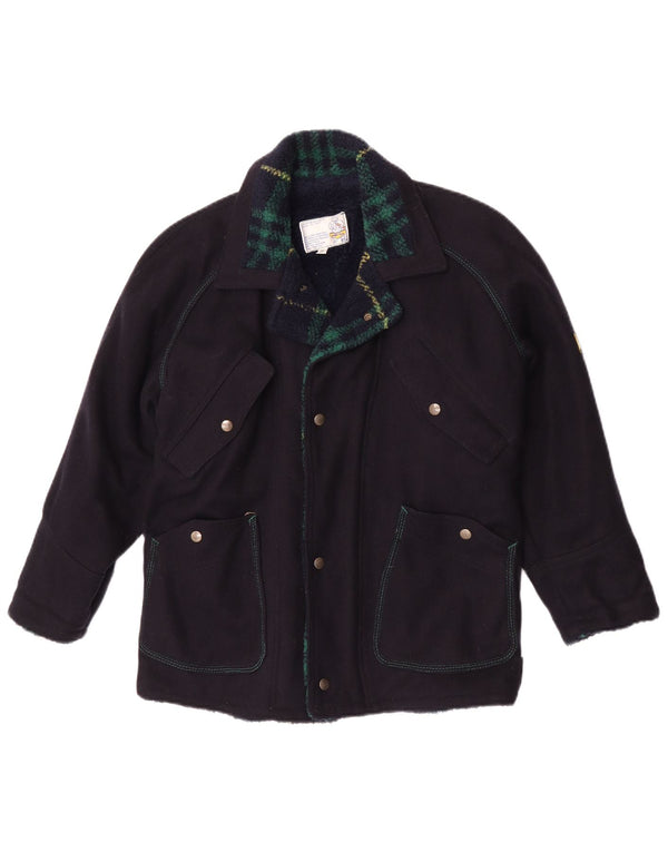 POP 84 Giacca da donna oversize con maniche a 3/4 EU 36 Small Blu Navy