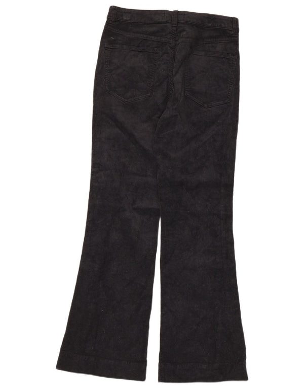 Pantaloni in velluto a coste da donna Marks & Spencer UK 12 Medium W30 L30 Blu Navy