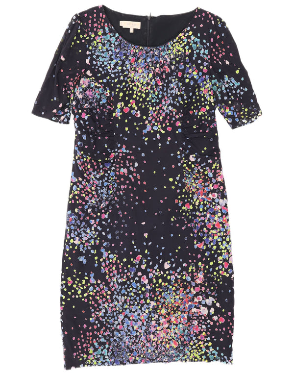 Abito tubino regolare da donna Hobbs UK 14 Seta screziata multicolore media