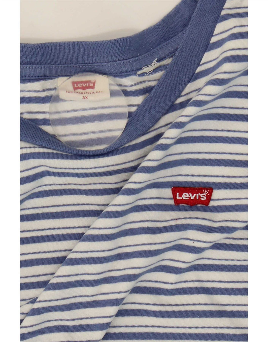 T-shirt da uomo Levi's Top 3XL a righe blu