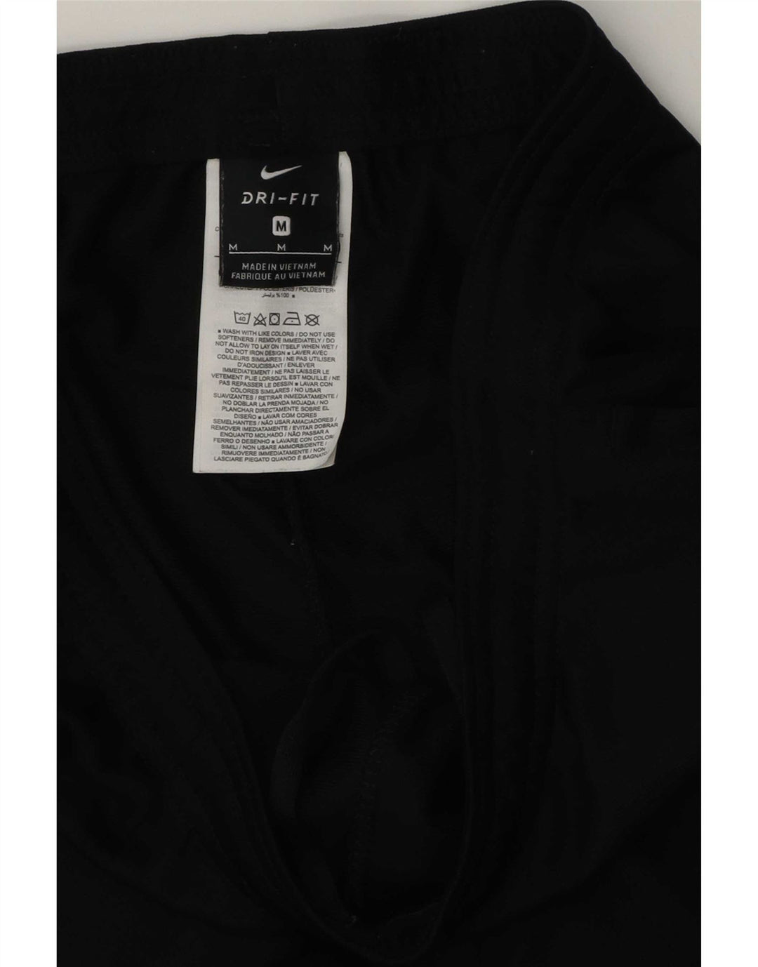 Pantaloni da tuta Nike Dri Fit da uomo, poliestere nero medio