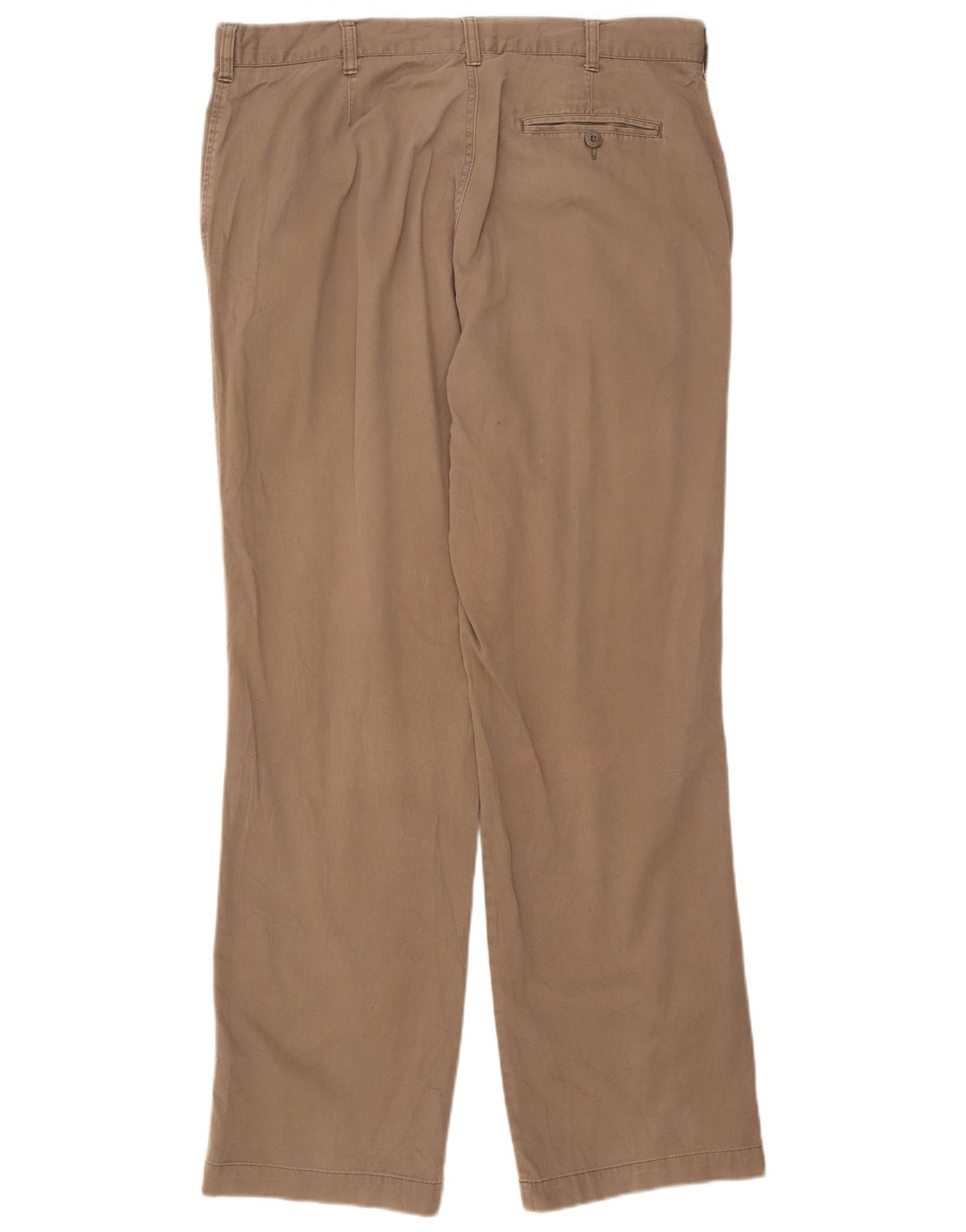 Pantaloni chino dritti Marks & Spencer da uomo blu Harbour W38 L33 marroni