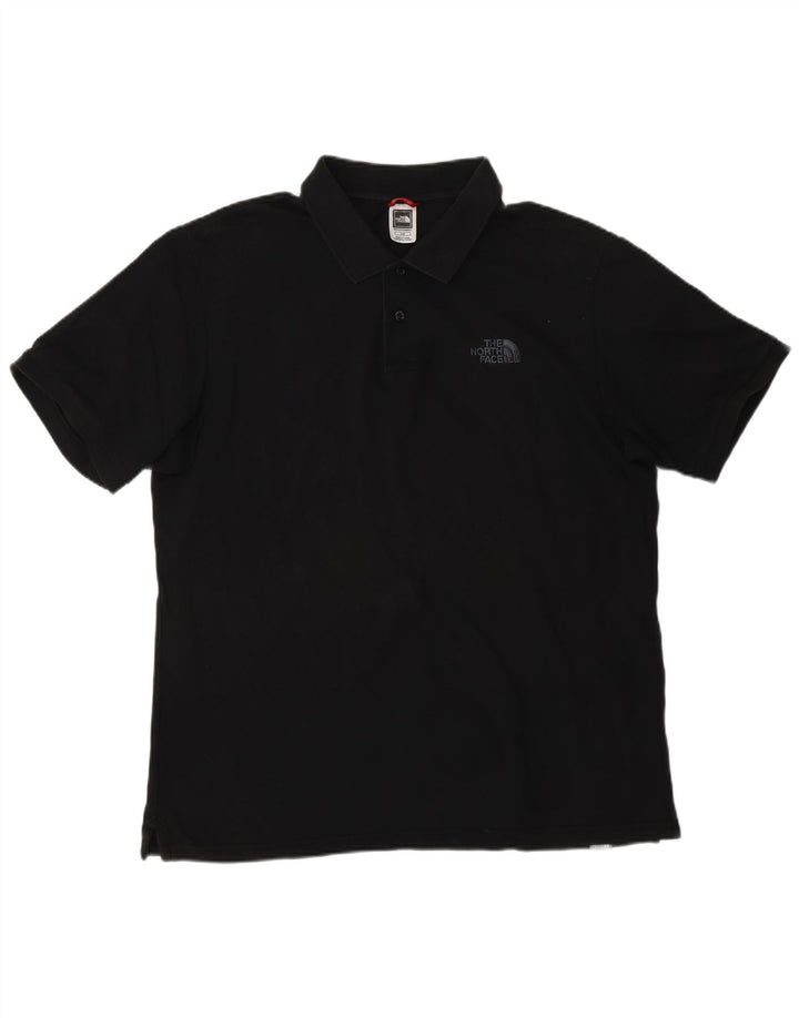 Polo da uomo THE NORTH FACE grande in cotone nero