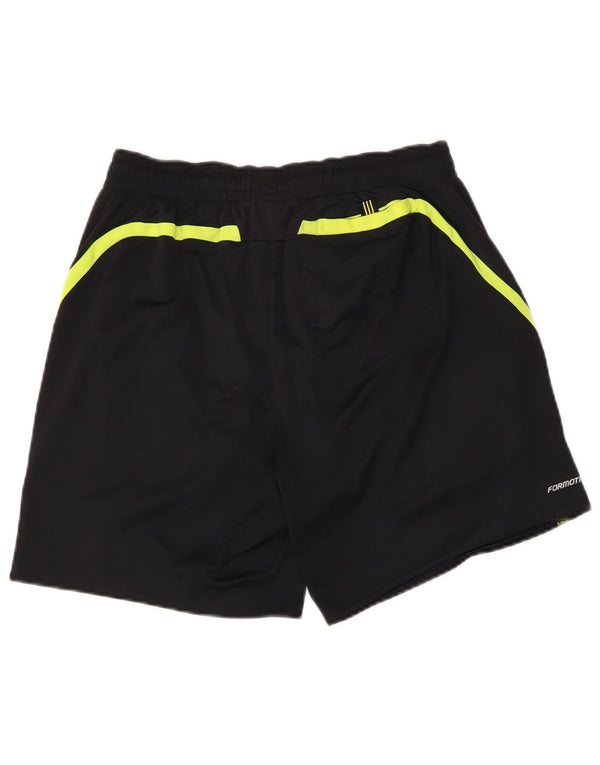Pantaloncini sportivi Adidas Climacool da uomo, poliestere color block medio nero