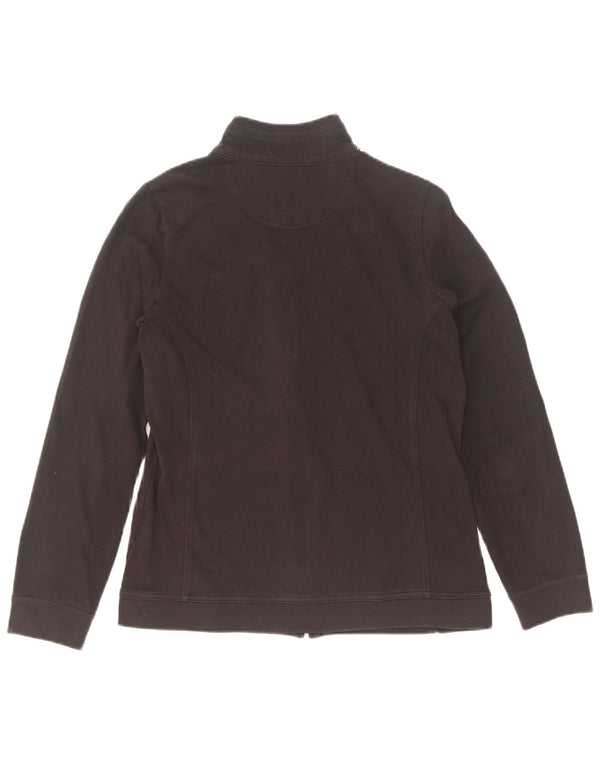 Giacca da tuta da donna Champion UK 10 piccola in cotone nero