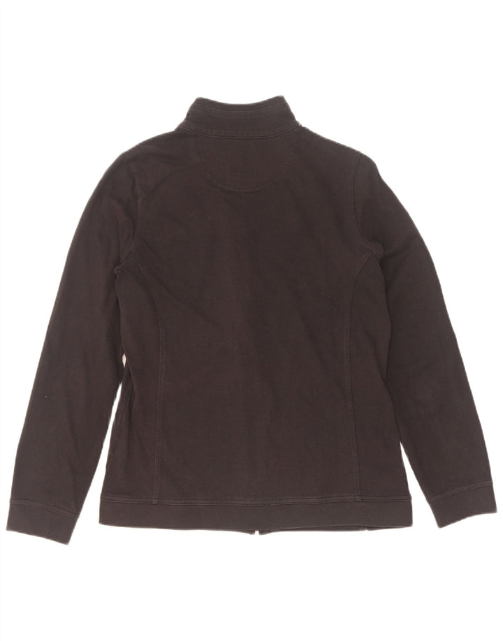 Giacca da tuta da donna Champion UK 10 piccola in cotone nero