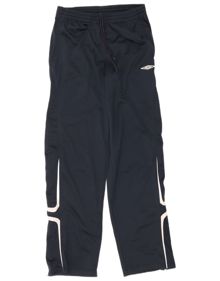 Pantaloni da tuta Umbro da uomo in poliestere color block medio blu navy