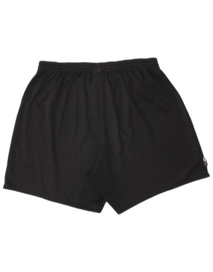 Pantaloncini sportivi da uomo Adidas grandi in poliestere nero