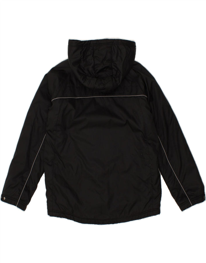PUMA Boys Hooded Graphic Windbreaker Jacket 11-12 Years Black Colourblock Vintage Puma and Second-Hand Puma from Messina Hembry 