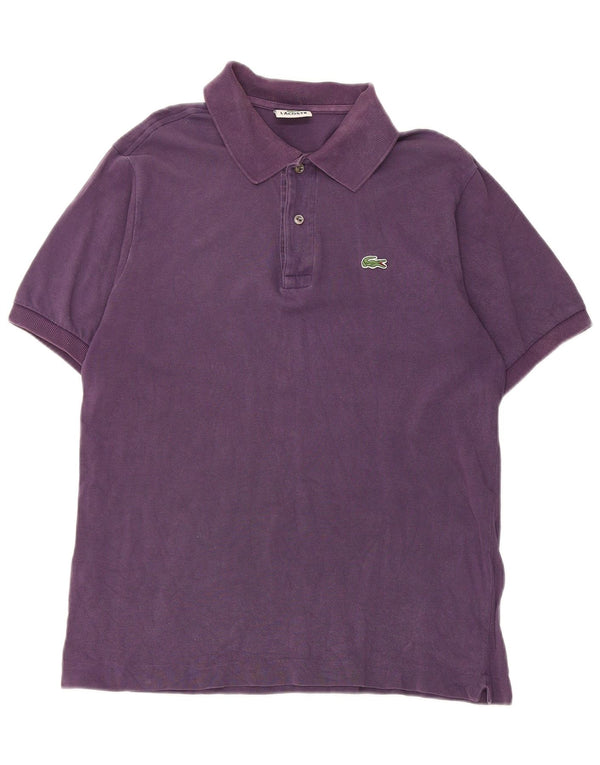 Polo da uomo Lacoste taglia 4 cotone viola medio