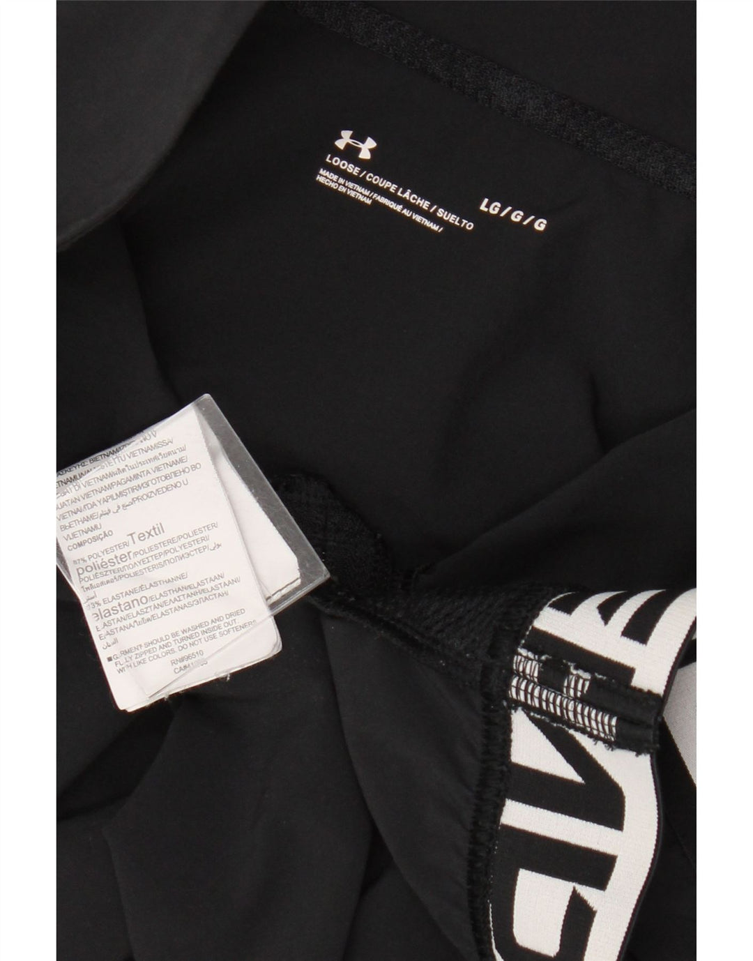 Top da tuta con grafica pullover da donna Under Armour UK 16 Large Nero