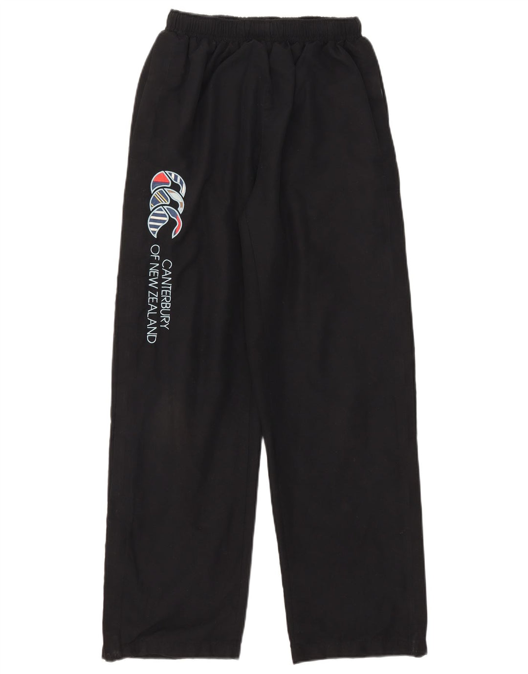 Pantaloni da tuta con grafica da uomo Canterbury piccoli in poliestere nero