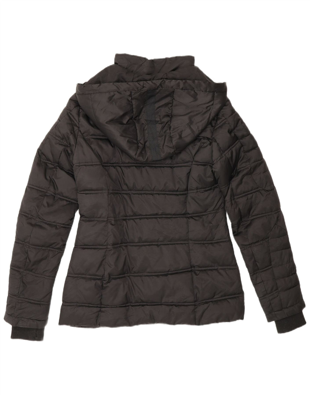Giacca imbottita con cappuccio da donna Nautica UK 14 poliestere nero medio