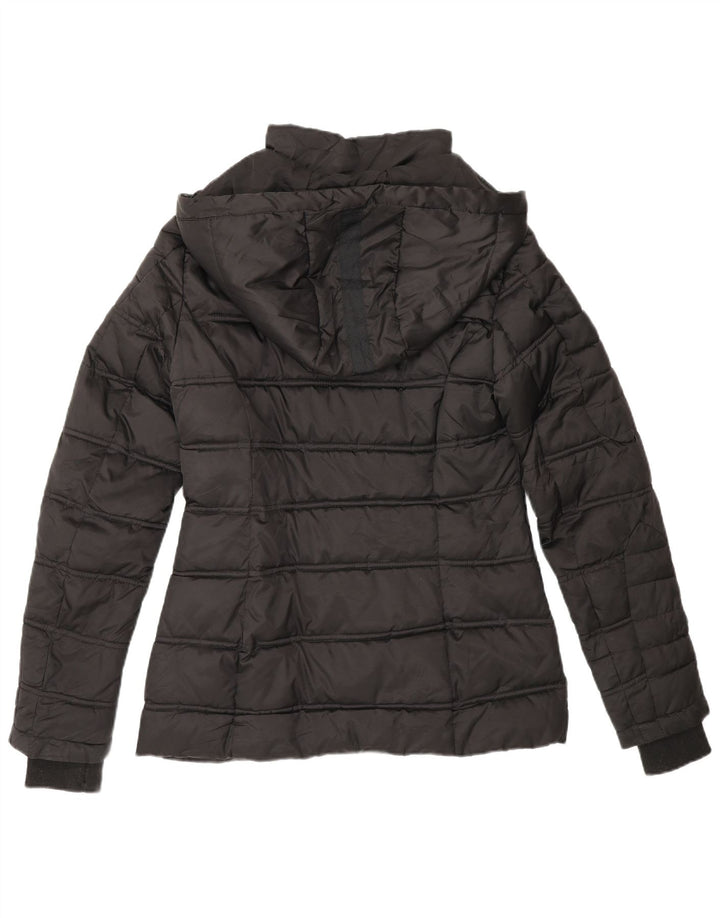 Giacca imbottita con cappuccio da donna Nautica UK 14 poliestere nero medio