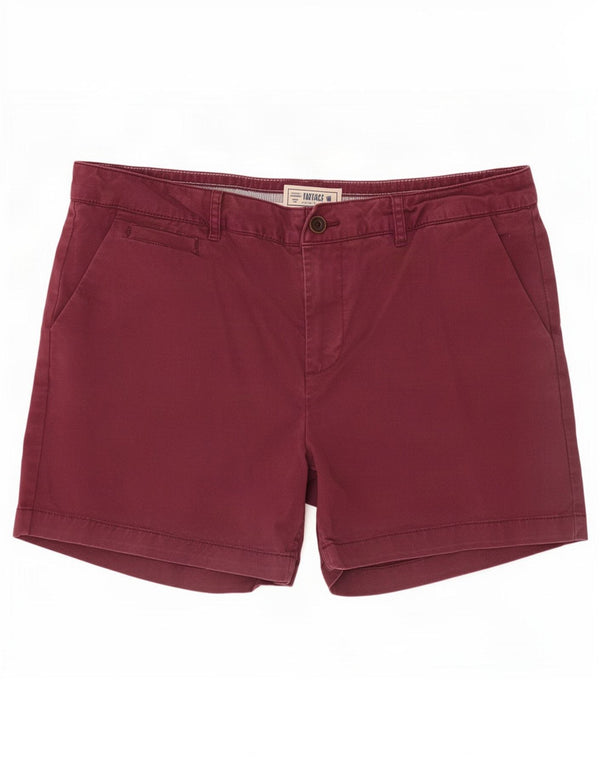 Pantaloncini chino da donna Fat Face UK 14 Large W34 Cotone viola
