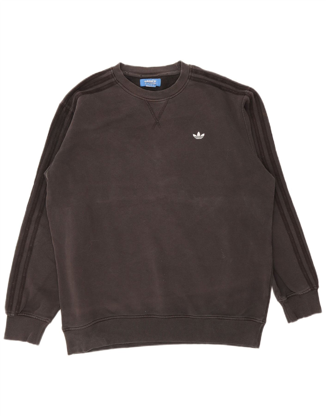 Felpa Adidas Uomo Maglione Grande Cotone Grigio