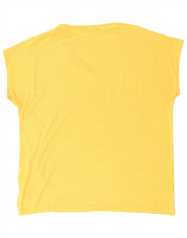 T-shirt da donna ORVIS Top UK 18 XL poliestere giallo