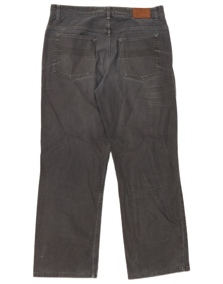 Jeans dritti da uomo Marks & Spencer Blue Harbour W34 L29 cotone nero
