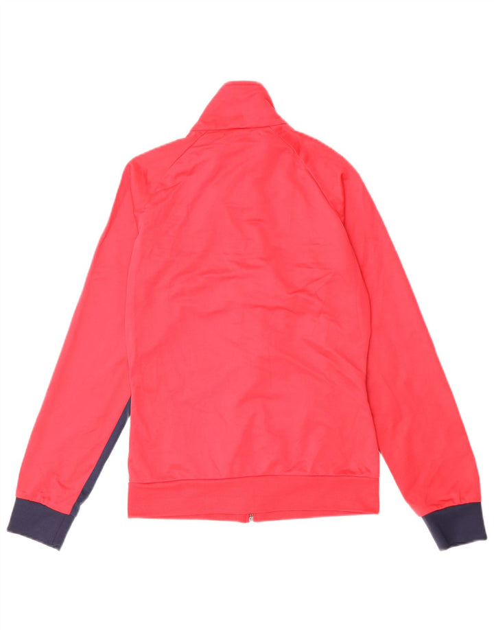 Giacca da tuta da donna Kappa UK 12 Poliestere color block rosso medio