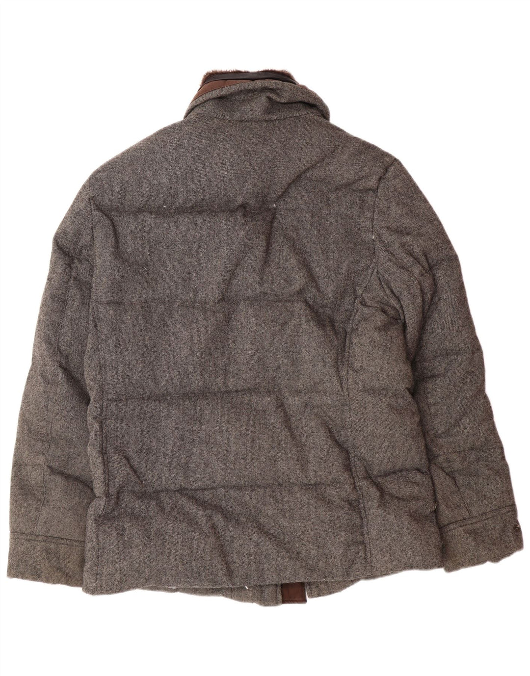 Giacca imbottita da uomo Michael Kors UK 40 grande poliestere grigio