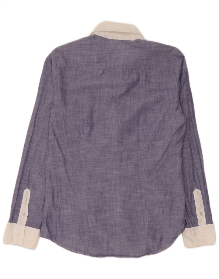 Camicia SIVIGLIA da donna a maniche lunghe, vestibilità regolare, IT 42, colore blu medio