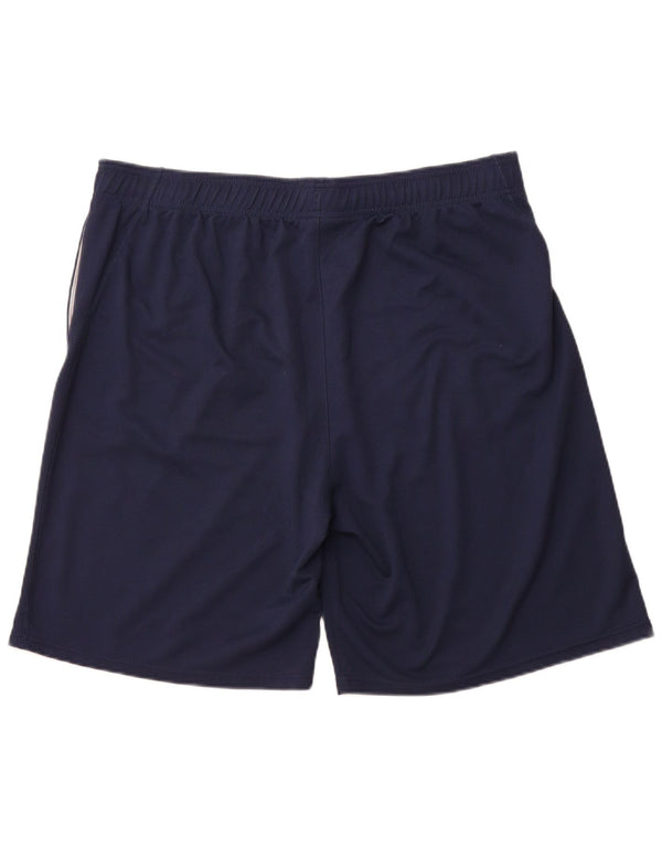 Pantaloncini sportivi da uomo REEBOK 2XL poliestere blu navy