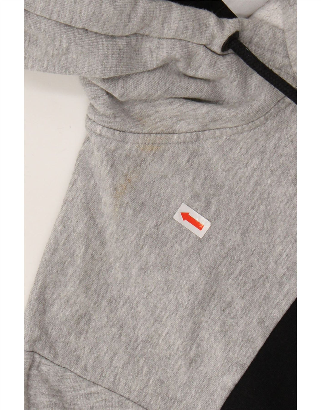 Maglione con cappuccio grafico da uomo Jack & Jones grande blocco di colore grigio
