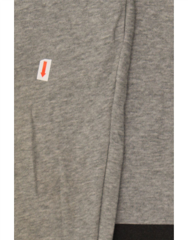 PUMA Mens Graphic Hoodie Jumper Medium Grey Cotton Vintage Puma and Second-Hand Puma from Messina Hembry 